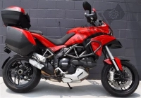 Alle originele en vervangende onderdelen voor uw Ducati Multistrada 1200 S Touring Brasil 2018.